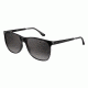 Carrera 6011/S Sunglasses CA6011S-0GVB-N6-5717 - Shiny Black Frame, Gray Gradient Lenses, Lens Diameter 57mm, Distance Between Lenses 17mm