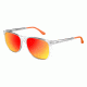 Carrera 6011/S Sunglasses CA6011S-0BTY-ZP-5717 - Bianc Ruthenium Frame, Gray Mi Orange Lenses, Lens Diameter 57mm, Distance Between Lenses 17mm