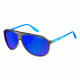 Carrera 6015/S Sunglasses CA6015S-0N65-Z0-6112 - Gray Blue Frame, Ml Blue Lenses, Lens Diameter 61mm, Distance Between Lenses 12mm