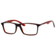Carrera 6611 Bifocal Prescription Eyeglasses CA6611-0DFT-5316 - Dark Red / Transparent Red Frame, Lens Diameter 53mm, Distance Between Lenses 16mm