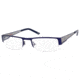 Carrera 7548 Progressive Prescription Eyeglasses CA7548-086I-5320 - Matte Blue / Ruthenium Frame, Lens Diameter 53mm, Distance Between Lenses 20mm