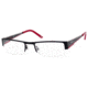 Carrera 7548 Progressive Prescription Eyeglasses CA7548-0IAM-5320 - Black Red Frame, Lens Diameter 53mm, Distance Between Lenses 20mm
