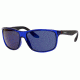 Carrera 8001/S Single Vision Prescription Sunglasses CA8001S-00VI-1G-6116 - Lens Diameter 61 mm, Frame Color Blue Transparent