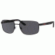 Carrera 8006/S Sunglasses CA8006S-003P-Y2-5917 - Black Frame, Gray Polarized Lenses, Lens Diameter 59mm, Distance Between Lenses 17mm