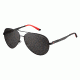 Carrera 8010/S Single Vision Prescription Sunglasses CA8010S-0003-M9-5912 - Frame Color Matte Black, Lens Diameter 59 mm
