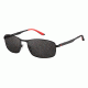 Carrera 8012/S Sunglasses CA8012S-0003-M9-6017 - Matte Black Frame, Gray Polarized Lenses, Lens Diameter 60mm, Distance Between Lenses 17mm