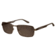 Carrera 8017/S Single Vision Prescription Sunglasses CA8017S-0TVL-SP-5817 - Lens Diameter 58 mm, Frame Color Matte Brown / Brown