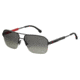 Carrera 8028/S Sunglasses CA8028S-0SUB-WJ-5917 - Black Matte Black Frame, Gray Sf Pz Lenses, Lens Diameter 59mm, Distance Between Lenses 17mm