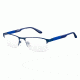 Carrera 8821 Bifocal Prescription Eyeglasses CA8821-0PYF-5518 - Matte Blue Frame, Lens Diameter 55mm, Distance Between Lenses 18mm