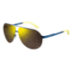 Carrera 90/S Progressive Prescription Sunglasses CA90S-05R1-CU-6510 - Lens Diameter 65 mm, Frame Color Semi Matte E Blue