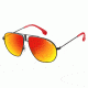 Carrera Carrerino 21/S Single Vision Prescription Sunglasses CARRE21S-0807-UZ-5411 - Frame Color Black, Lens Diameter 54 mm