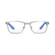 Carrera Carrerino 53 Eyeglass Frames CARRE53-0HNO-4717 - Ruthenium Blue Frame, Lens Diameter 47mm, Distance Between Lenses 17mm