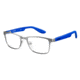 Carrera Carrerino 53 Bifocal Prescription Eyeglasses CARRE53-0HNO-4717 - Ruthenium Blue Frame, Lens Diameter 47mm, Distance Between Lenses 17mm