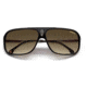 Carrera Cool65 Sunglasses, Black Frame, Brown Gradient Lens, 716736361758