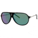 Carrera Hot/S Single Vision Prescription Sunglasses HOTS-0YCG-Z9-6411 - Frame Color Black Matte / Palladium, Lens Diameter 64 mm