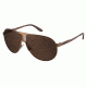 Carrera New Panamerika/S Bifocal Prescription Sunglasses NEWPAS-0OWO-LC-6409 - Lens Diameter 64 mm, Frame Color Light Brown