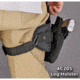 Carry All Tactical Drop Leg Holster, Black Ballistic Nylon Construction With Metal And Composite Hardware, Fits Most Standard Pistols, Includes Adjustable Strap And Leg Harness, P0165
