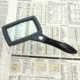 Carson 2x Soft-Grip Glass Magnifier with 11.5x Spot Lens and Stand