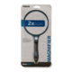 Carson 4.3in Soft-Grip Magnifier, 2x with 11.5x Spot Lens and Case