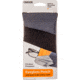 Carson Eyeglass Pouch w/Built-in Microfiber Cloth, Black/Grey, 6.7x7.6in, EC-10BKGY
