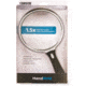 Carson LED Lighted Oversized Handheld Magnifier, 1.5x Power, 5in, Black/Silver, Small, SV-55GL