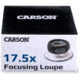 Carson LumiLoupe Plus 17.5x Focusing Stand Magnifier LO-15