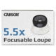 Carson LumiLoupe Plus 6x Focusing Stand Magnifier LO-06