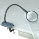 Carson MagniFlex LED Lighted Flexible Magnifier w/ Table Clamp and Power Adapter CL-65