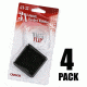 Carson MagniFlip 4 Pack Loupe,  Black, 2x2.5 GN-33MU
