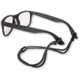 Carson Optical Paracord Eyewear Retainers, Black/Reflective Grey, EX-50BGY