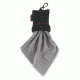 Carson Stuff-It XL Microfiber Lens Cloth, Black/Gray, 8in x 8in Sn-75