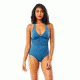 Carve Designs Alexandra One Piece Swimsuit, Womens, Indigo, SM, BFAL16-429-SM