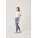 Carve Designs Avery Beach Pant - Womens, Navy Stripe, Medium, PTWY89-419-MD