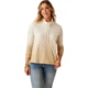 Carve Designs Bodie Funnel Neck - Women's, Lt. Khaki Ombre, Medium, TKRB76-244-MD