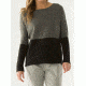Carve Designs Carmel Color-Blocked Sweater - Men's-Charcoal/Black-Small