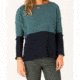 Carve Designs Carmel Color-Blocked Sweater - Men's-Spruce/Anchor-Small