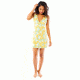 Carve Designs Cayman Dress, Womens, Gold Palms, XL, DKCB48-719-XL