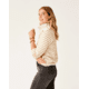 Carve Designs Clara Fleece Pullover - Womens, Birch Even Stripe, Large, FLPO15-282-LG