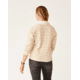 Carve Designs Clara Fleece Pullover - Womens, Birch Even Stripe, Large, FLPO15-282-LG