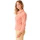 Carve Designs Clara Fleece Pullover - Women's, Lt. Henna Even Stripe, Medium, FLPO15-637-MD