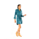 Carve Designs Creston Flannel Dress - Womens, Juniper Plaid, Extra Small, DCHF18-324-XS