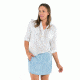 Carve Designs Dylan Gauze Shirt, White Water Stripe, LG, TWDG26-132-LG