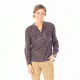 Carve Designs Dylan Gauze Shirt - Women's-Chestnut Ikat-Medium, TWDG26-214-MD