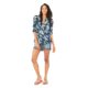 Carve Designs Dylan Gauze Shirt - Womens, Batik Floral, Large, TWDG26-525-LG