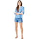 Carve Designs Dylan Gauze Shirt -Womens, Bluebay Stripe, Small, TWDG26-545-SM