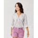 Carve Designs Dylan Gauze Shirt -Womens, Cloud Ditsy, Medium, TWDG26-266-MD