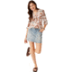 Carve Designs Dylan Gauze Shirt - Womens, Cloud Taj, Medium, TWDG26-269-MD