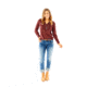 Carve Designs Dylan Gauze Shirt - Womens, Merlot, Small/Medium, TWDG26-621-SM