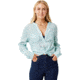 Carve Designs Dylan Gauze Shirt -Womens, Sea Glass Felicity, Medium, TWDG26-314-MD