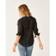 Carve Designs Dylan Gauze Tunic - Womens, Black Crosshatch, Small, TWTC52-997-SM